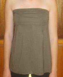 BROWN SLEEVELESS TOP. LTD. SIZE 36 AS NEW