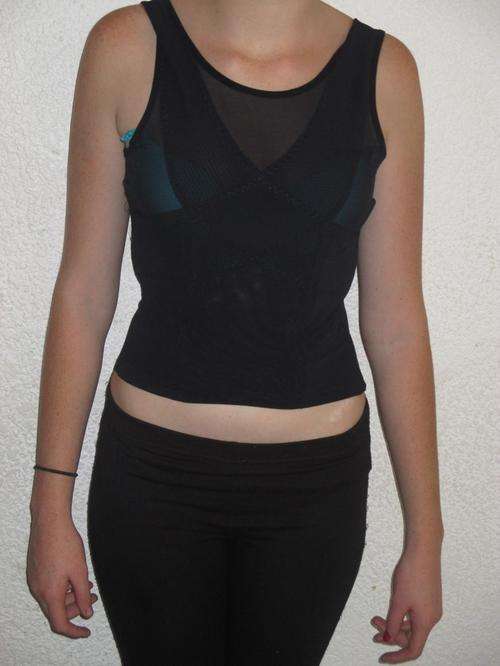 BLACK CORSETTE. SMALL