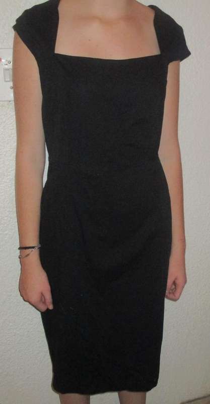 BLACK DRESS. KELSO. SIZE 12. AS NEW