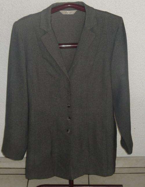 STRETCH CHARCOAL JACKETS. SIZE 16. WOOLWORTHS. AS NEW