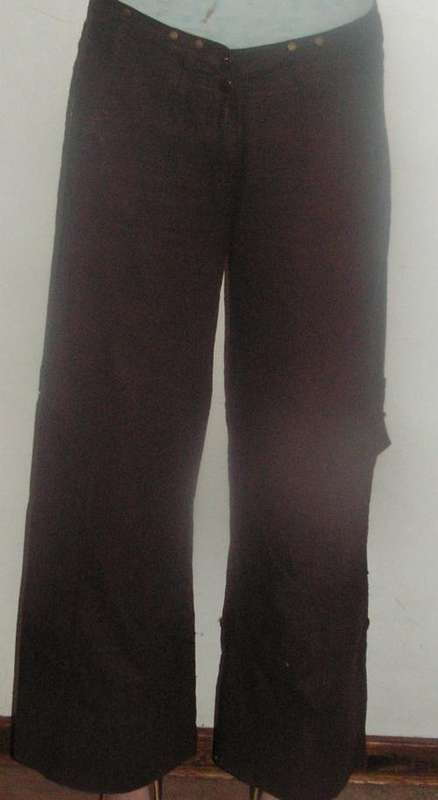 BROWN CASUAL PANTS. TRUWORTHS. SIZE 34. CONDITION: VERY GOOD