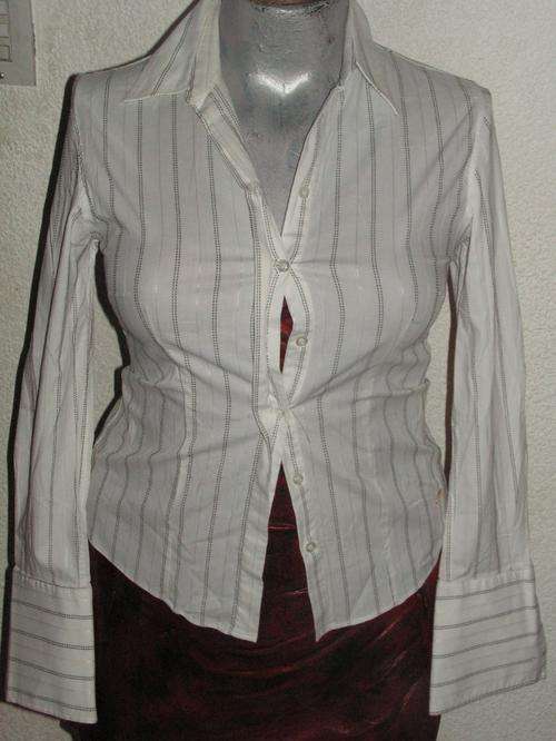 STRIPED SHIRT. CARTER CLUB. SIZE 12. AS NEW