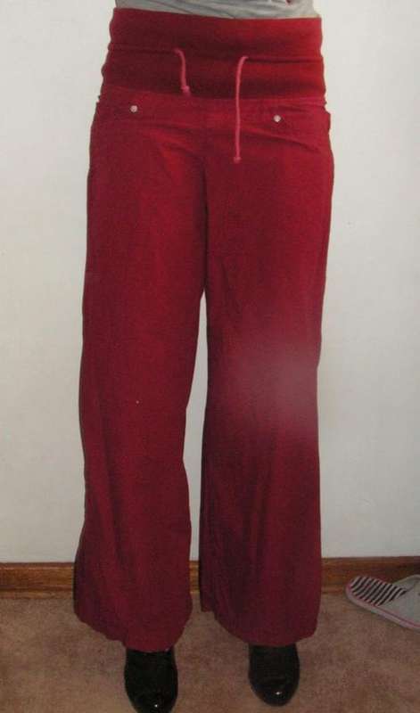 RED DRAWSTRING PANTS. TANGO. SIZE 32. AS NEW