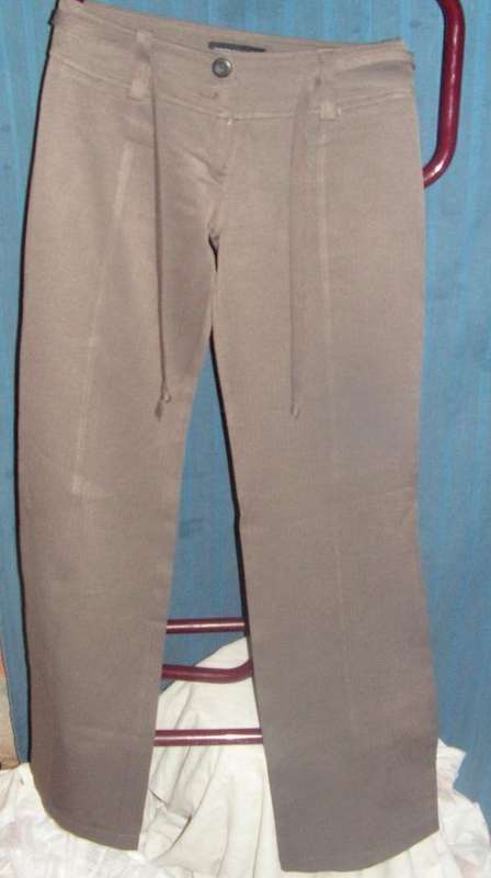 BROWN FORMAL WIDE PIPE PANTS. VERY NICE  SIZE 10. AS NEW
