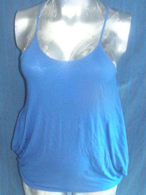 ROYAL BLUE VOLOUMOUS STRAPPY T. SIZE MEDIUM. RT