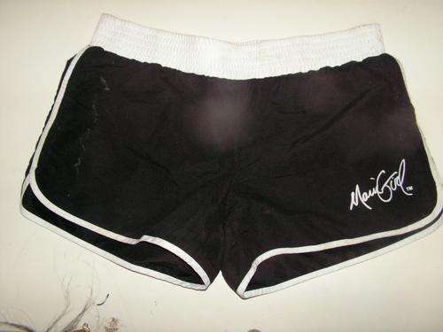 BLACK SHORT SHORTS. SIZE SMALL. AS NEW