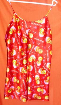 TWEETY SLEEPING DRESS. SHELLEY. SIZE MEDIUM. CONDITION: AS NEW