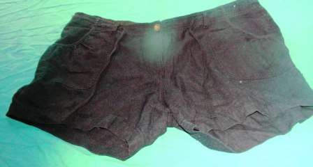 BLACK SHORTS. REAL CLOTHING. SIZE 20. CONDITION: AS NEW