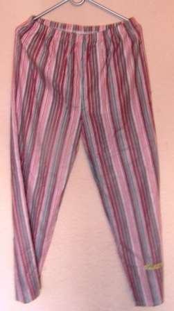 PINK STRIPED PANTS GINA BENOTTI. SIZE 40/42. CONDITION: VERY GOOD