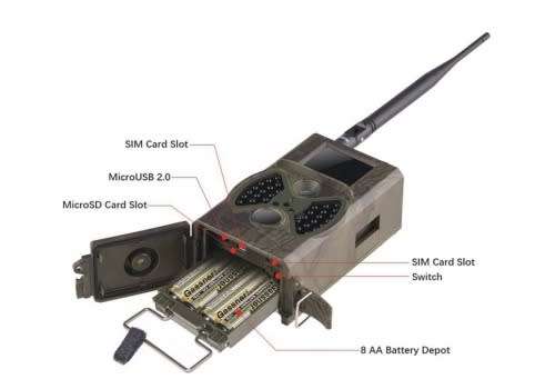 HD Hunting Trail Digital Animal Camera IR Night Vision Video 1080P GPRS