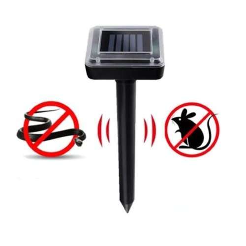 Solar Power Ultrasonic Pest Mole Animal Repellent