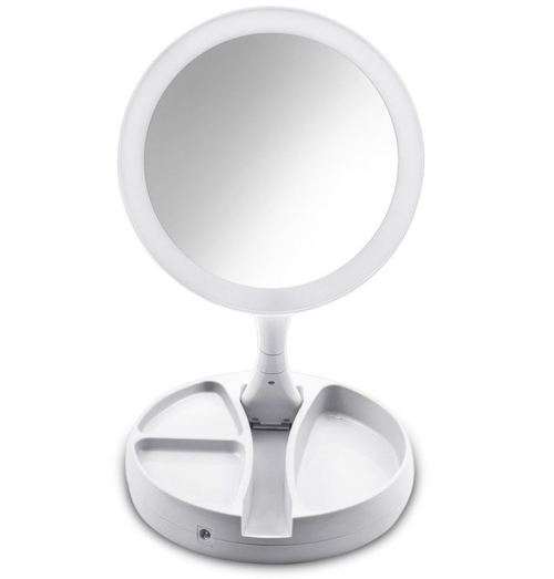 Foldable Led Magnifying Make up Mirror
