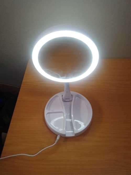 Foldable Led Magnifying Make up Mirror
