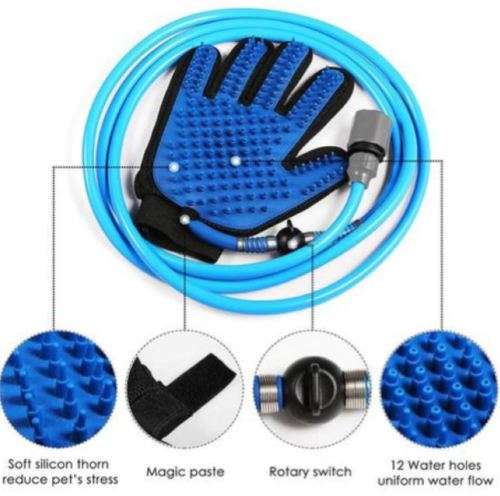 Pet Grooming Bath Massager Shower Glove