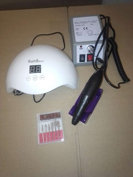 UV LED Lamp And Nail Drill