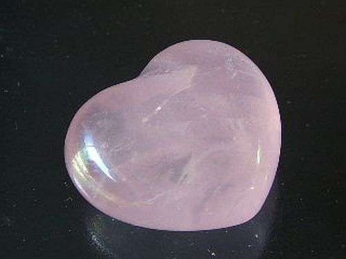 Rose Quartz Heart Carving