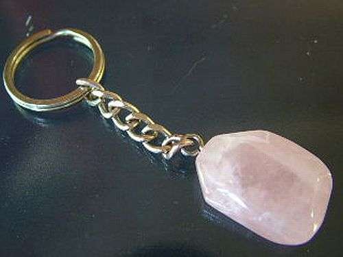 Rose Quartz Keyring