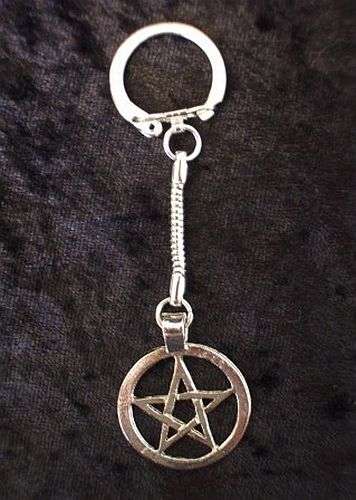Pentacle Keyring