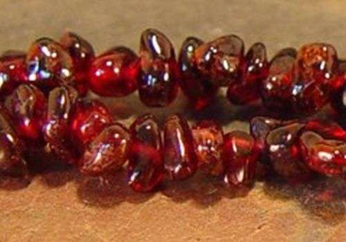 Garnet Necklace 45 cm AAA grade