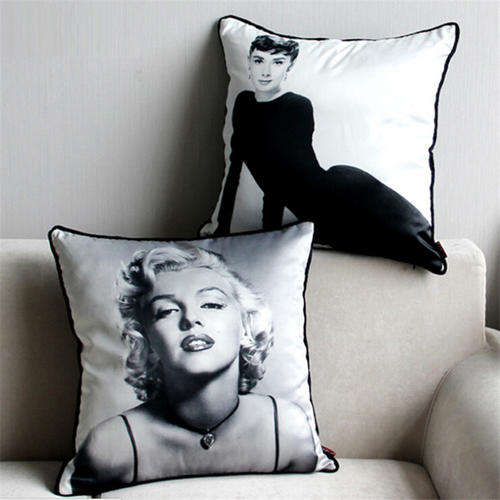MARYLIN MONROE & AUDREY HEPBURN CUSHION COVERS