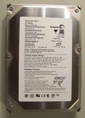 80GB SEAGATE SATA Hard Drive!!! BARGAIN!!