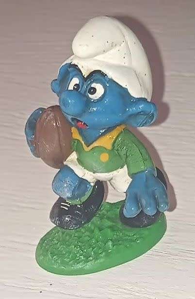SUPER RARE SPRINGBOK SMURF ## HIGHLY COLLECTIBLE ## 1980 ## SCARCE SCHLEIGH PEYO