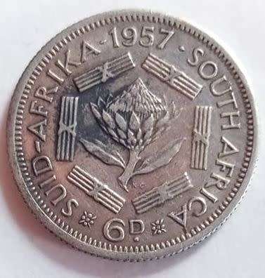 1957 6d Union of South Africa