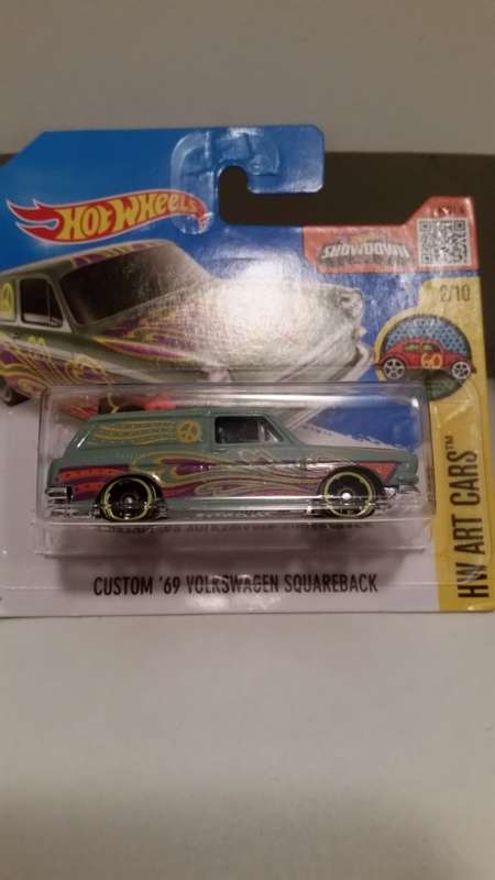 HOTWHEELS CUSTOM 1969 VW SQUAREBACK
