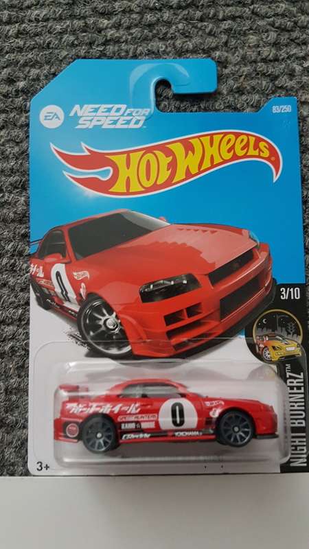 HOTWHEELS NISSAN GT-R R34