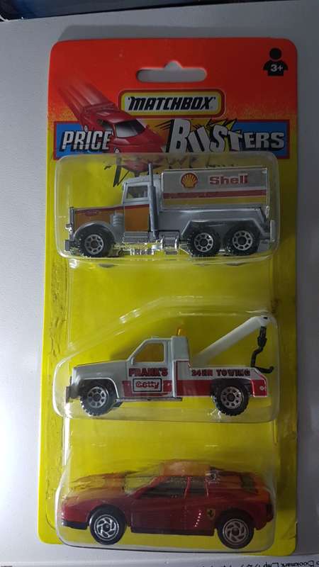 MATCHBOX PRICE BUSTERS - PETERBILT, WRECKER, FERRARI TESTAROSSA