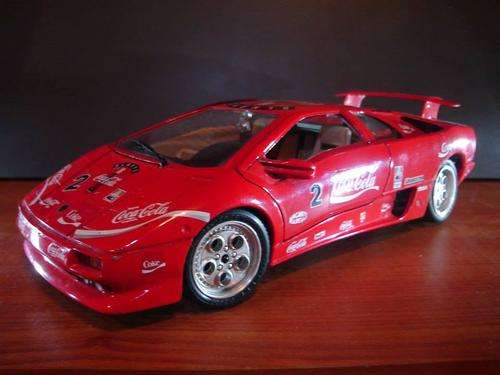 Lamborghini Diablo in Coca Cola sigantures