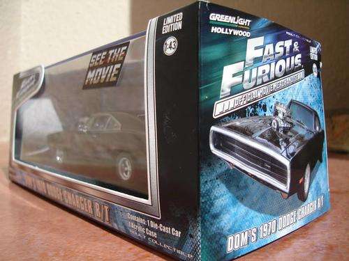 The Fast & Furious - Dom's 1970 Dodge Charger, 1:43 Scale Model