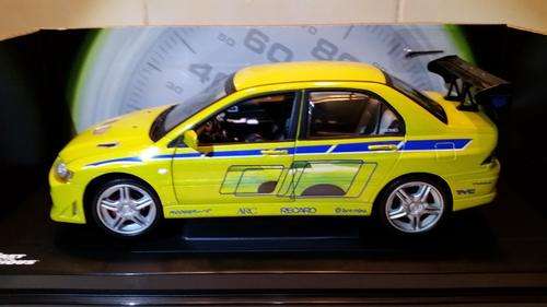 Fast 'n Furious Mitsubishi Lancer Evo, 1/18 Scale Diecast Model