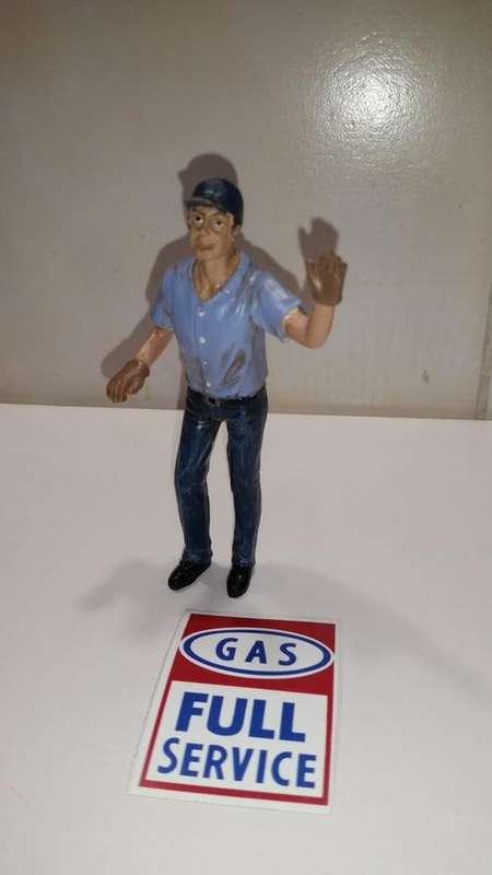 1/18 Scale Figurine, Gas Station Attendant, Eric