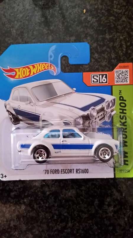 HOTWHEELS 1970 Ford Escort RS 1600