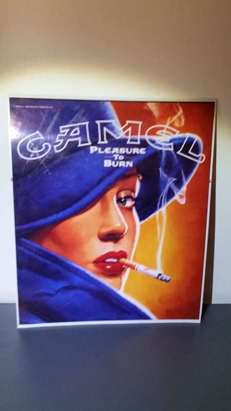 Camel Cigarettes Metal Sign