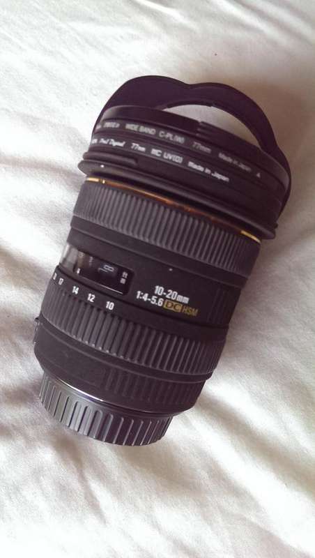 Sigma 10-20mm f/45.6 ex dc hsm lens Canon ef mount