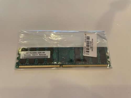4GB PC2-6400U DDR2 RAM