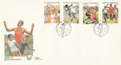 BOP 1987-01-22 Sports FDC 2.06 (50 000) [SACC R7]