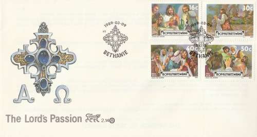 BOP 1989-03-09 Easter Stamps (Series 8) FDC 2.14 (42 000) [SACC R7]