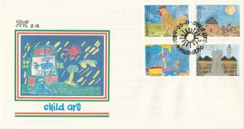 BOP 1989-05-11 Children`s Art FDC 2.15 (42 000) [SACC R7]