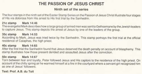 BOP 1991-03-12 Easter Stamps (Series 9) FDC 2.23 (31 000) [SACC R25]