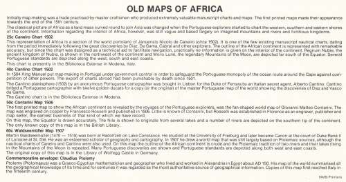 BOP 1991-09-12 Old Maps of Africa FDC 2.25 (28 000) [SACC R30]