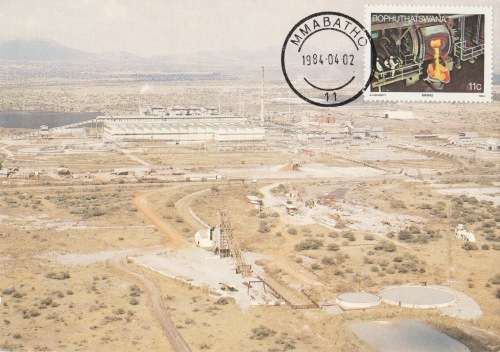 BOP 1984-04-02 Additional Value to the Definitive Issue FDC Max Card (75 000) [SACC R2]