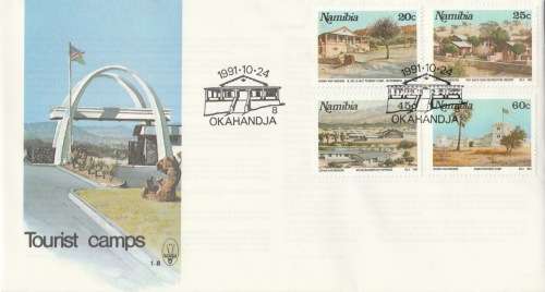 NAM 1991-10-24 Tourist Camps FDC 1.8 (50 000) [SACC R7]