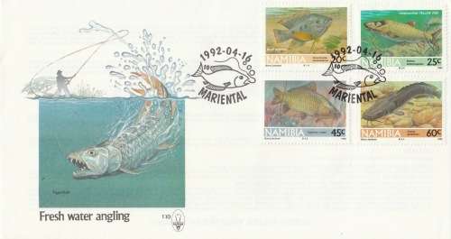 NAM 1992-04-16 Freshwater Angling FDC 1.10 (43 000) [SACC R7]