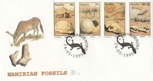 NAM 1995-03-24 Namibian Fossils FDC 2.9 (30 000) [SACC R10]