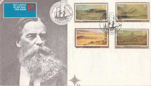 RSA 1975-06-18 Death Centenary of Thomas Baines (Artist) FDC 2.6 (60 000) [SACC R15]