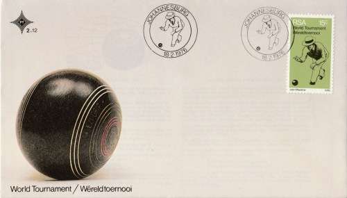 RSA 1976-02-18 World Bowls Championship in SA FDC 2.12 (88 153) [SACC R2]