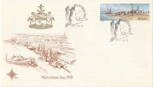 RSA 1978-03-10 Annex. of Walvis Bay FDC 3.6 (130 000) [SACC R2]